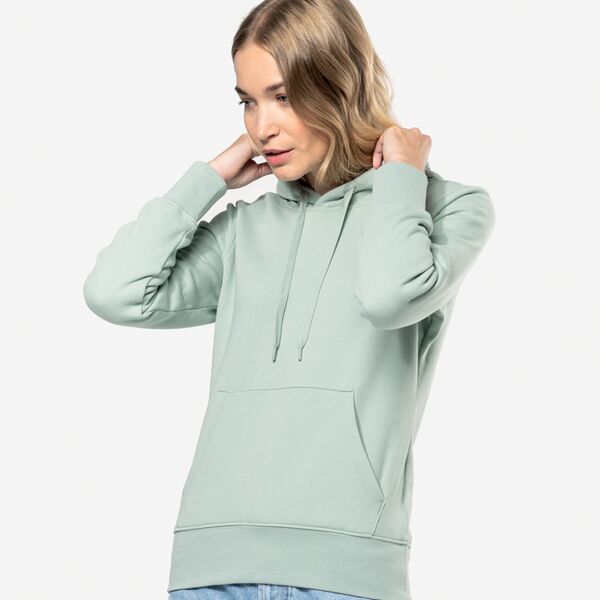Kariban Ladies Eco Friendly Hooded Sweatshirt Thumbnail