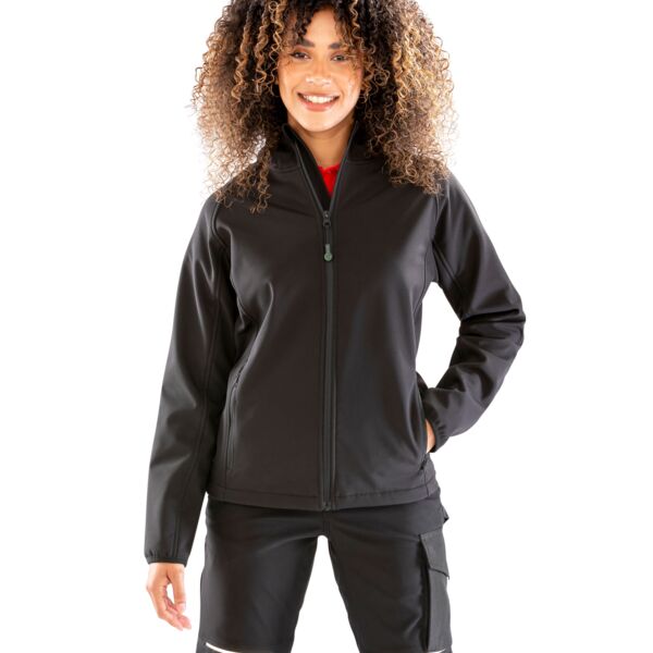 Ladies 3-Layer Recycled Printable Hooded Softshell Thumbnail