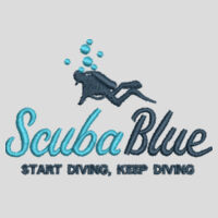Long Sleeve T Shirt - Teal & Navy Logo Design