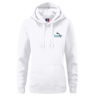 Ladies Hoodie - Teal & Navy Logo Thumbnail